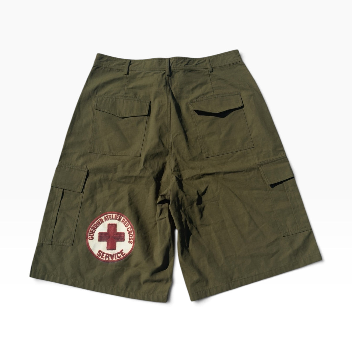 "68" green shorts