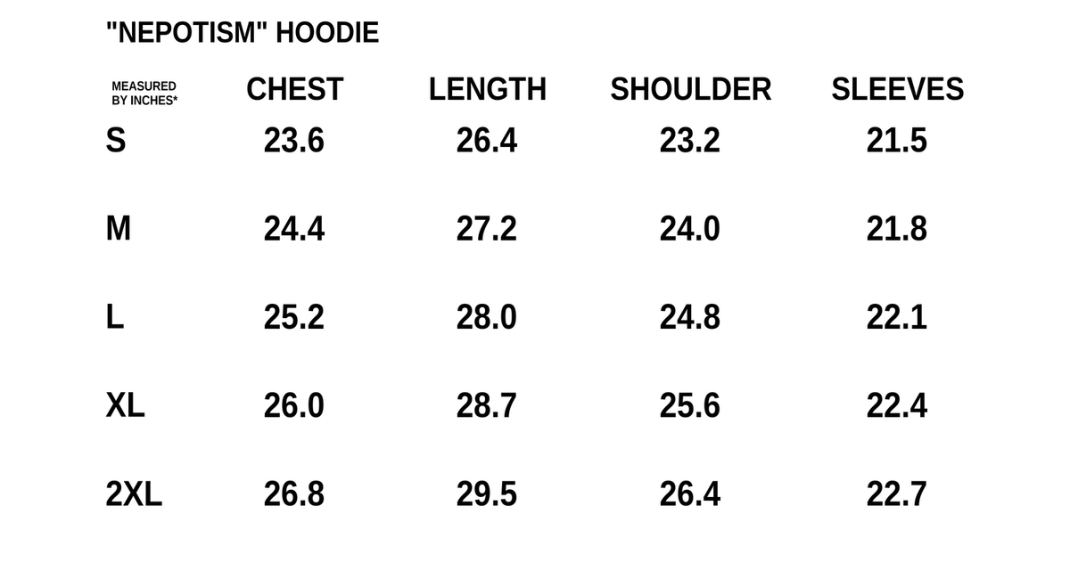 “nepotism” Hoodie