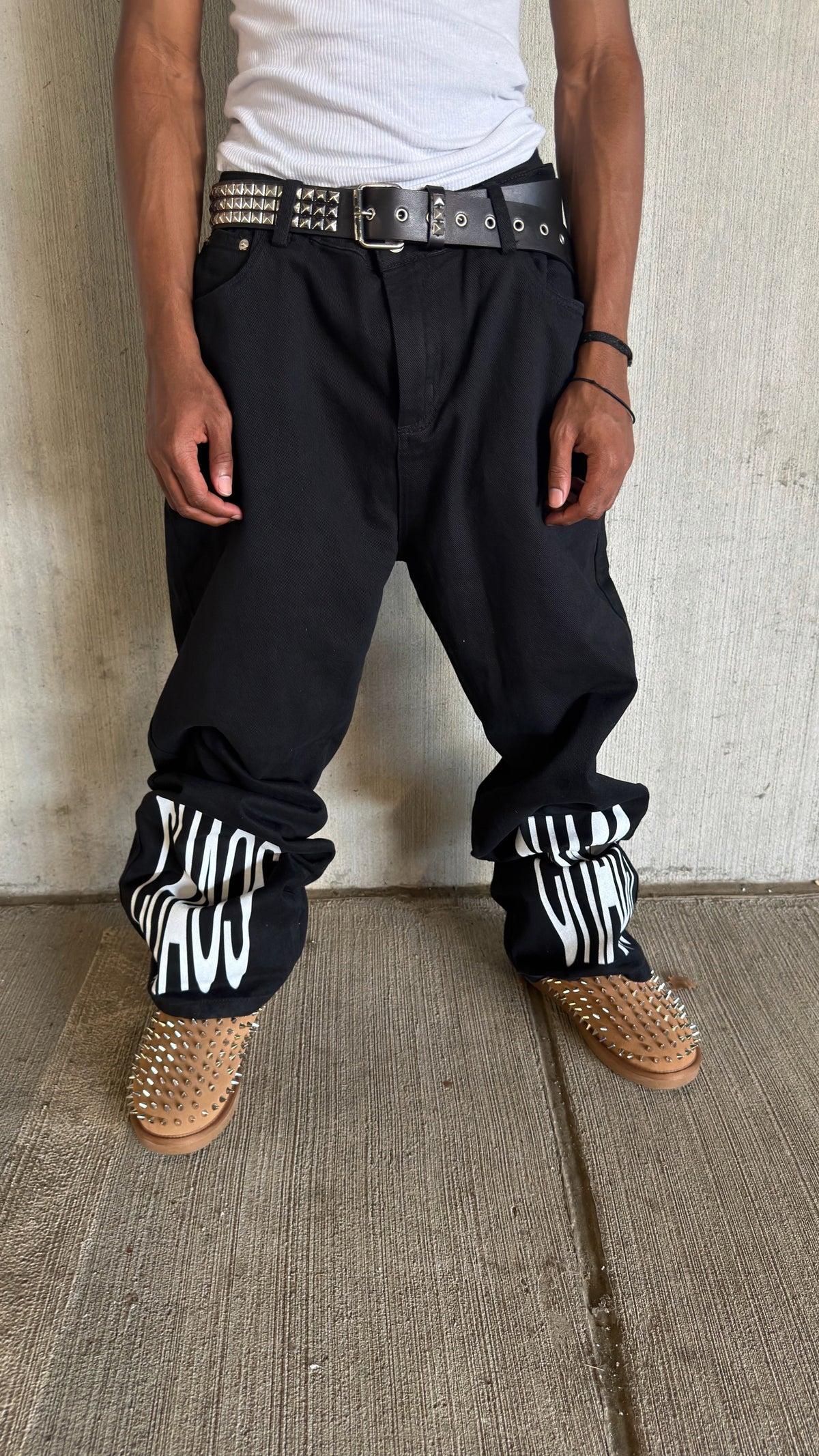 Studded "chaos" Pants