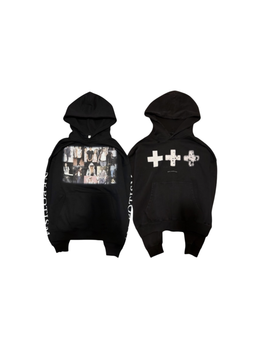“Nepotism” and “Decaying Cross” Hoodie Bundle